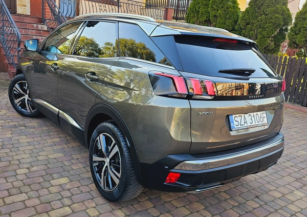 Peugeot 3008 cena 84900 przebieg: 168000, rok produkcji 2018 z Poręba małe 631